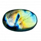 1 Pcs. Of Natural Multi Fire Labradorite Oval Cabachon 31x21x5mm  loose gemstone for jewelry