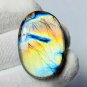 1 Pcs. Of Natural Multi Fire Labradorite Oval Cabachon 31x21x5mm loose gemstone for jewelry