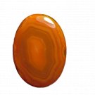 1 Pcs. Of Natural Orange Banded Agate Oval Cabochon 57x34mm loose gemstone for jewelry