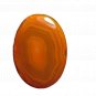 1 Pcs. Of Natural Orange Banded Agate Oval Cabochon 57x34mm loose gemstone for jewelry