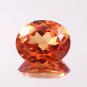 1 Pcs. Of Natural Orange Sapphire Oval Fine Step Cut 10x12mm loose gemstone for jewelry