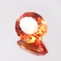 1 Pcs. Of Natural Orange Sapphire Oval Fine Step Cut 10x12mm loose gemstone for jewelry