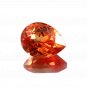 1 Pcs. Of Natural Orange Sapphire Pear Fine Step Cut 8x6mm loose gemstone for jewelry