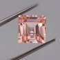 1 Pcs. Of Natural Padparadscha Sapphire Square Princess Cut 9x9mm loose gemstone for jewelry