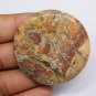 1 Pcs. Of Natural Picasso Jasper Round Cabachon 48mm loose gemstone for jewelry