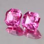 2 Pcs. Of Natural Pink Sapphire Octagon Asscher Cut 8x8mm loose gemstone for jewelry