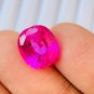1 Pcs. Of Natural Pink Sapphire Oval Fine Step Cut 12x11x8mm