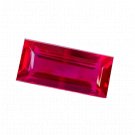1 Pcs. Of Natural Pink Sapphire Baguette Emerald Cut 18x8x7mm