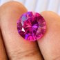 1 Pcs. Of Natural Pink Sapphire Round Brilliant Cut 12mm loose gemstone for jewelry