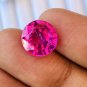 1 Pcs. Of Natural Pink Sapphire Round Brilliant Cut 11mm loose gemstone for jewelry