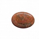 1 Pcs. Of Natural Poppy Jasper Oval Cabachon 36x26mm loose gemstone for jewelry
