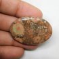 1 Pcs. Of Natural Poppy Jasper Oval Cabachon 42x29mm loose gemstone for jewelry