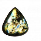 1 Pcs. Of Natural Purple Labradorite Trillion Cabochon 35x31mm loose gemstone for jewelry
