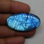 1 Pcs. Of Natural Rainbow Flash Labradorite Oval Cabochon 42x23mm loose gemstone for jewelry