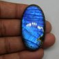 1 Pcs. Of Natural Rainbow Flash Labradorite Oval Cabochon 48x26mm loose gemstone for jewelry