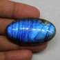 1 Pcs. Of Natural Rainbow Flash Labradorite Oval Cabochon 48x26mm loose gemstone for jewelry