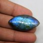 1 Pcs. Of Natural Rainbow Flash Labradorite Marquise Cabochon 39x20mm loose gemstone for jewelry