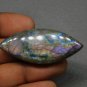 1 Pcs. Of Natural Rainbow Flash Labradorite Marquise Cabochon 42x21mm loose gemstone for jewelry