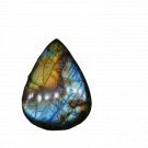 1 Pcs. Of Natural Rainbow Flash Labradorite Pear Cabochon 35x25mm loose gemstone for jewelry