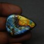 1 Pcs. Of Natural Rainbow Flash Labradorite Pear Cabochon 35x25mm loose gemstone for jewelry
