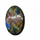 1 Pcs. Of Natural Rainbow Flash Labradorite Oval Cabochon 42x27mm loose gemstone for jewelry