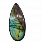 1 Pcs. Of Natural Rainbow Flash Labradorite Oval Cabochon 80x35mm loose gemstone for jewelry