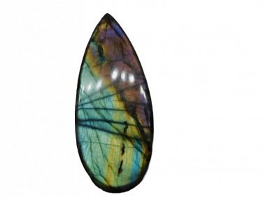 1 Pcs. Of Natural Rainbow Flash Labradorite Oval Cabochon 80x35mm loose gemstone for jewelry