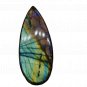 1 Pcs. Of Natural Rainbow Flash Labradorite Oval Cabochon 80x35mm loose gemstone for jewelry