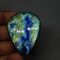 1 Pcs. Of Natural Rainbow Flash Labradorite Pear Cabochon 52x38mm loose gemstone for jewelry