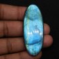 1 Pcs. Of Natural Rainbow Flash Labradorite Oval Cabochon 58x33mm loose gemstone for jewelry