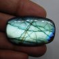 1 Pcs. Of Natural Rainbow Flash Labradorite Fancy Cabochon 41x24mm loose gemstone for jewelry