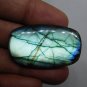 1 Pcs. Of Natural Rainbow Flash Labradorite Fancy Cabochon 41x24mm loose gemstone for jewelry