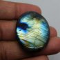 1 Pcs. Of Natural Rainbow Flash Labradorite Oval Cabochon 43x29mm loose gemstone for jewelry