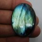 1 Pcs. Of Natural Rainbow Flash Labradorite Oval Cabochon 40x29mm loose gemstone for jewelry