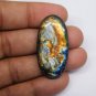 1 Pcs. Of Natural Rainbow Flash Labradorite Oval Cabochon 38x19mm loose gemstone for jewelry