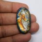 1 Pcs. Of Natural Rainbow Flash Labradorite Oval Cabochon 38x19mm loose gemstone for jewelry