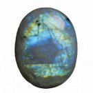 1 Pcs. Of Natural Rainbow Moonstone Oval Cabachon 38x27mm