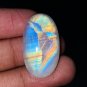 1 Pcs. Of Natural Rainbow Moonstone Oval Cabachon 29x17x7mm loose gemstone for jewelry