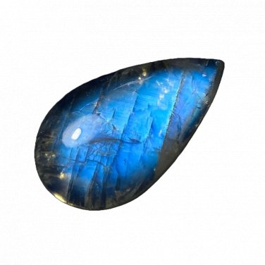 1 Pcs. Of Natural Rainbow Moonstone Round Brilliant Cut 5.5mm loose gemstone for jewelry