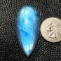 1 Pcs. Of Natural Rainbow Moonstone Pear Cabachon 48x23x9mm loose gemstone for jewelry