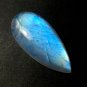 1 Pcs. Of Natural Rainbow Moonstone Pear Cabachon 48x23x9mm loose gemstone for jewelry