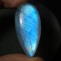1 Pcs. Of Natural Rainbow Moonstone Pear Cabachon 48x23x9mm loose gemstone for jewelry