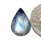 1 Pcs. Of Natural Rainbow Moonstone Oval Cabachon 41x15x8mm loose gemstone for jewelry