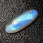 1 Pcs. Of Natural Rainbow Moonstone Oval Cabachon 41x15x8mm loose gemstone for jewelry