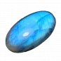 1 Pcs. Of Natural Rainbow Moonstone Cushion Cabachon 22x15x9mm