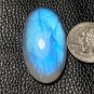 1 Pcs. Of Natural Rainbow Moonstone Oval Cabachon 42x24x9mm