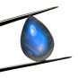 1 Pcs. Of Natural Rainbow Moonstone Pear Cabachon 17x12x6mm