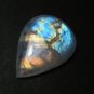 1 Pcs. Of Natural Rainbow Moonstone Pear Cabachon 31x23x7mm