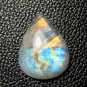 1 Pcs. Of Natural Rainbow Moonstone Pear Cabachon 31x23x7mm