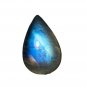 1 Pcs. Of Natural Rainbow Moonstone Pear Cabachon 19x11x7mm